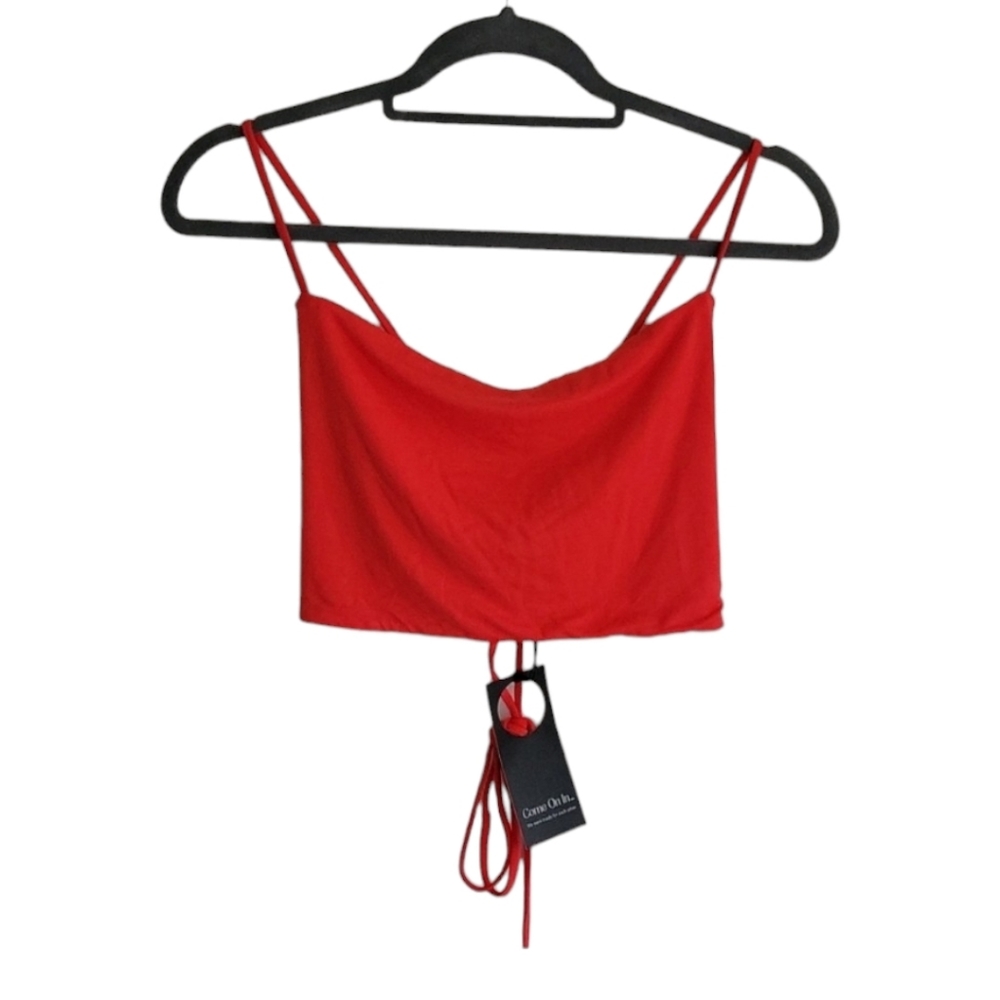 NWT Privacy Please Crop Tie Top Size XL